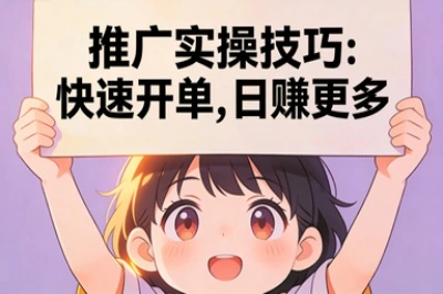 推广实操技巧:快速开单,日赚更多