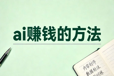 ai赚钱的方法
