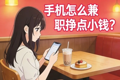 手机怎么兼职挣点小钱?5个冷门副业轻松日赚50元!无需技能秒上手