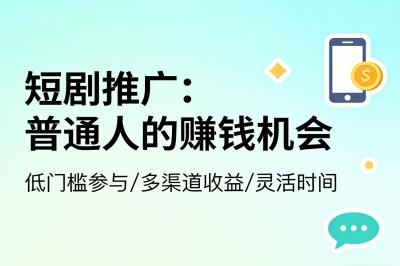 短剧推广能赚钱吗是真的吗?掌握这些技巧,日赚200+轻松实现!