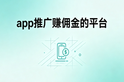 app推广赚佣金的平台