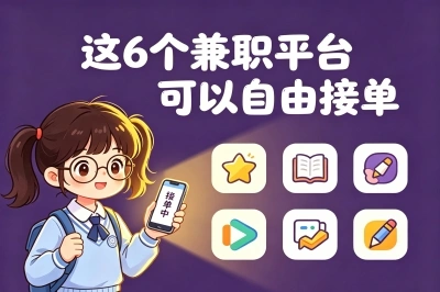 学生党都在用这些兼职平台自由接单,每天2小时,月增3000元零花钱