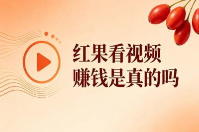 红果看视频赚钱是真的吗