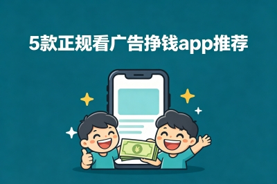 5款正规看广告挣钱app推荐