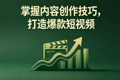 掌握内容创作技巧，打造爆款短视频