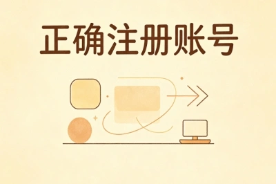 正确注册账号