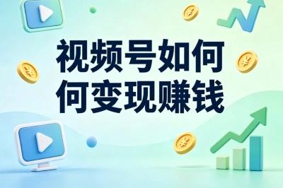 视频号如何变现赚钱