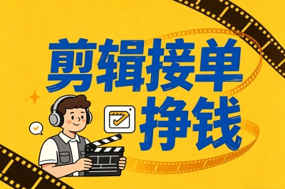 剪辑接单挣钱