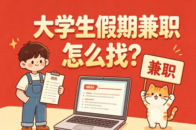 大学生假期兼职怎么找?用对这些渠道,轻松匹配日结200元的靠谱兼职