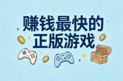 适合普通人副业!赚钱最快的正版游戏,2026高收益榜单全程无坑