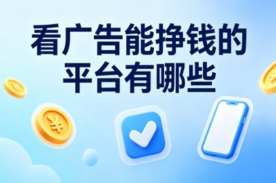 零成本赚零花钱!看广告能挣钱的平台有哪些?2026精选靠谱平台