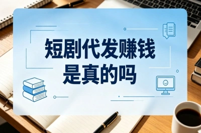 短剧代发赚钱是真的吗