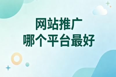 网站推广哪个平台最好