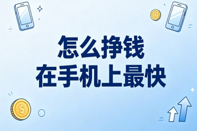 怎么挣钱在手机上最快