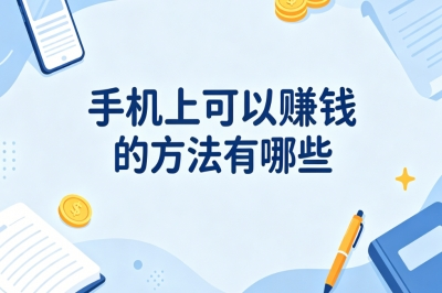 无技能也能做!手机上可以赚钱的方法有哪些?零基础快速赚钱攻略
