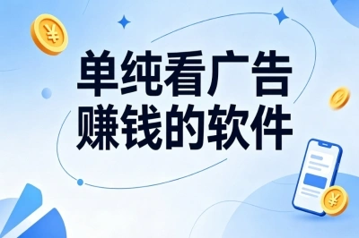 手机轻松变现!单纯看广告赚钱的软件,2026高收益平台推荐
