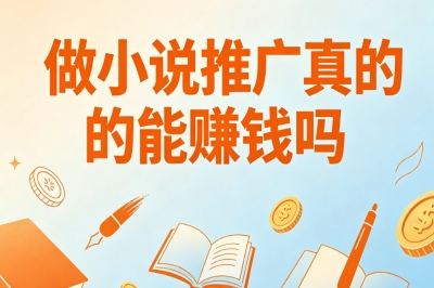 做小说推广真的能赚钱吗
