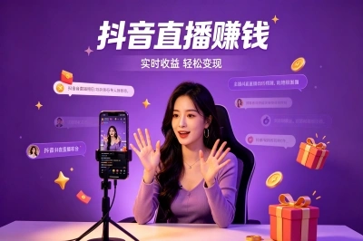2026年抖音直播怎么赚钱?5个核心变现方式,普通人也能做
