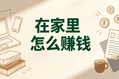 在家里怎么赚钱?碎片时间轻松变现,适合普通人的居家副业推荐