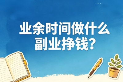 业余时间做什么副业挣钱?