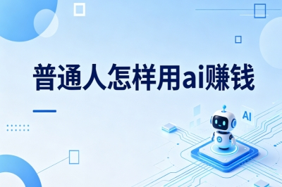 普通人怎样用ai赚钱