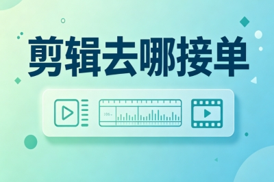 2026干货盘点!剪辑去哪接单?新手可入驻的正规接单平台