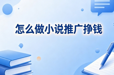 怎么做小说推广挣钱