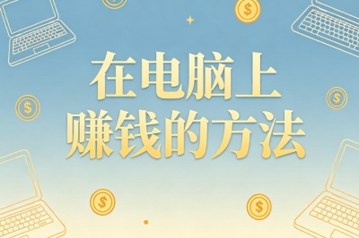 零成本可做!在电脑上赚钱的方法,5个正规副业每天1小时稳赚