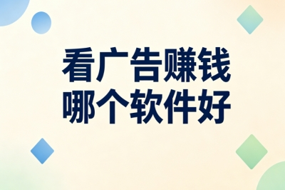 新手首选!看广告赚钱哪个软件好?零门槛靠谱赚钱软件汇总