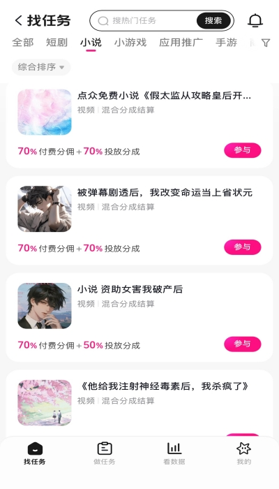 抖音小说推文