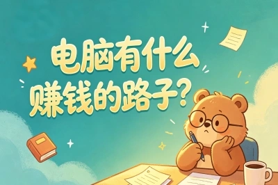 电脑有什么赚钱的路子?10个零成本试错的搞钱方法,坐在家里日入300