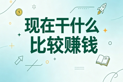 普通人副业!现在干什么比较赚钱?当下热门变现项目汇总