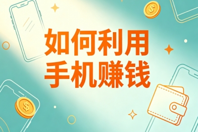 如何利用手机赚钱
