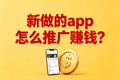 新做的app怎么推广赚钱?