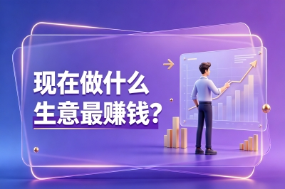 现在做什么生意最赚钱?答案就藏在这5个低门槛方向里,有人已月入过万
