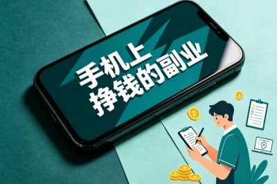 手机上挣钱的副业别瞎找!每天抽空做这5个兼职,学生党都能月入3000+