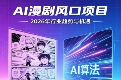 AI漫剧风口项目