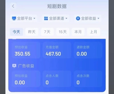 短剧数据