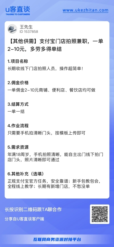 门店拍照兼职