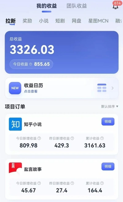 我的收益