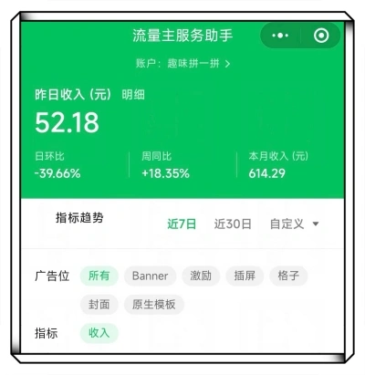 昨日收入