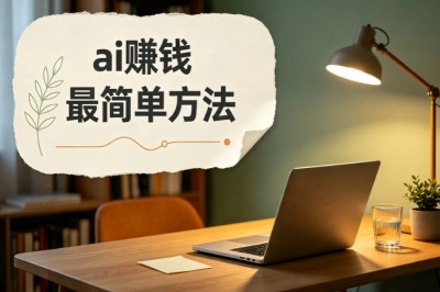 ai赚钱最简单方法!日常就能做,新手可直接上手