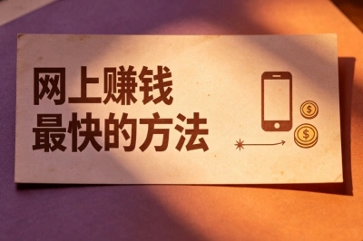 普通人必看!网上赚钱最快的方法,零门槛在家就能上手