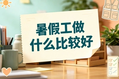 大学生必看!暑假工做什么比较好?分享5个靠谱兼职