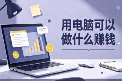 用电脑可以做什么赚钱?靠谱副业盘点,新手在家也能上手实操