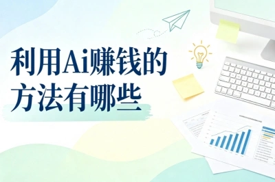 新手必看!利用ai赚钱的方法有哪些?盘点真正能赚到钱的副业