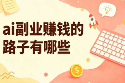 ai副业赚钱的路子有哪些?推荐5个靠谱方向,零基础可直接上手