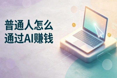 普通人怎么通过ai赚钱?5个靠谱副业分享,在家就能做