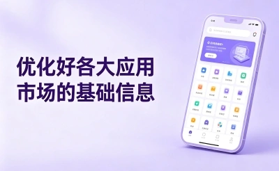 优化好各大应用市场的基础信息