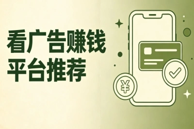 看广告赚钱平台推荐!碎片时间可用,适合宝妈学生的手机副业